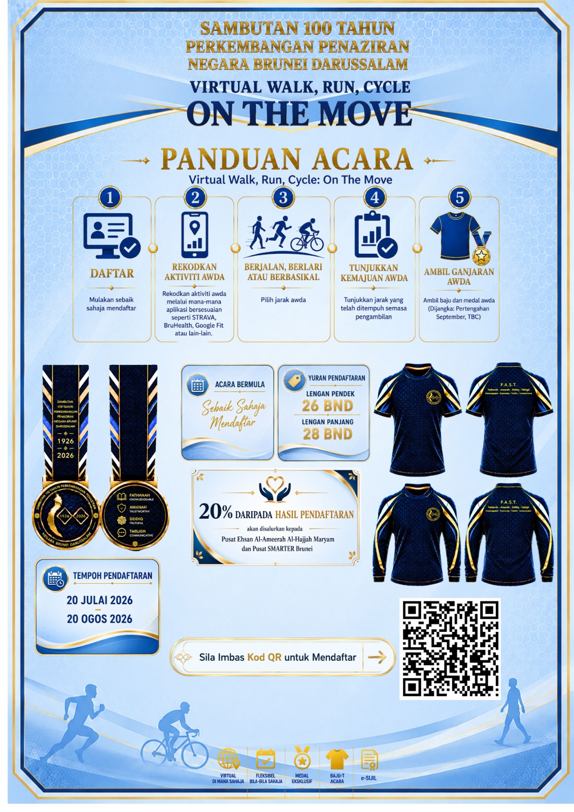 Virtual Walk, Run, Cycle: On The Move